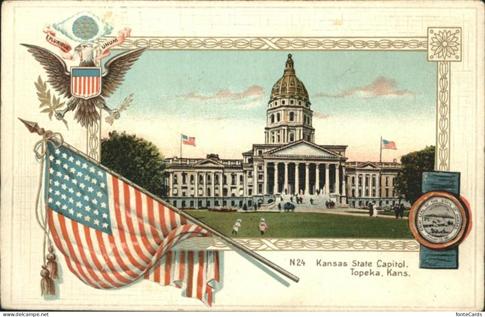 41326824 Topeka_Kansas Kansas State Capitol - Sonstige & Ohne Zuordnung