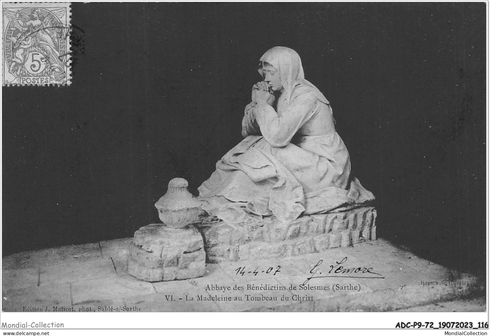 ADCP9-72-0868 - Abbaye Des Bénédictins De SOLESMES - La Madeleine Au Tombeau Du Christ - Solesmes