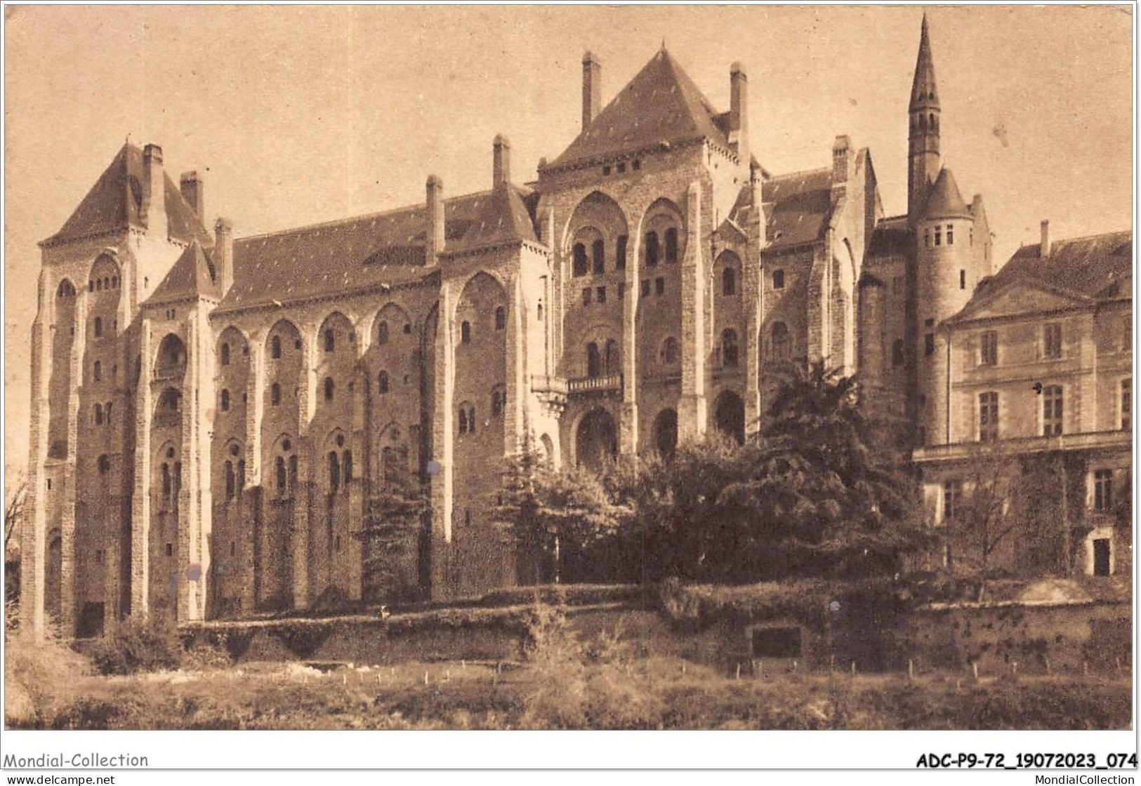 ADCP9-72-0847 - L'abbaye De SOLESMES - Les Bâtiments De 1896 - Vus De L'ile Saint-clément  - Solesmes