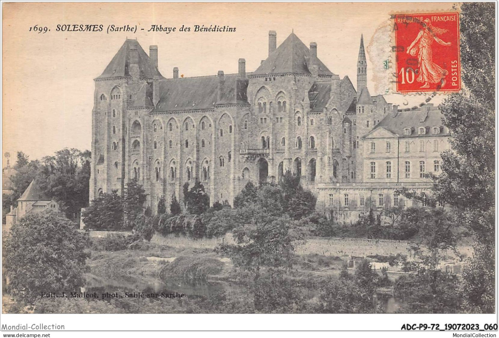 ADCP9-72-0840 - SOLESMES - Abbaye Des Bénédictins  - Solesmes