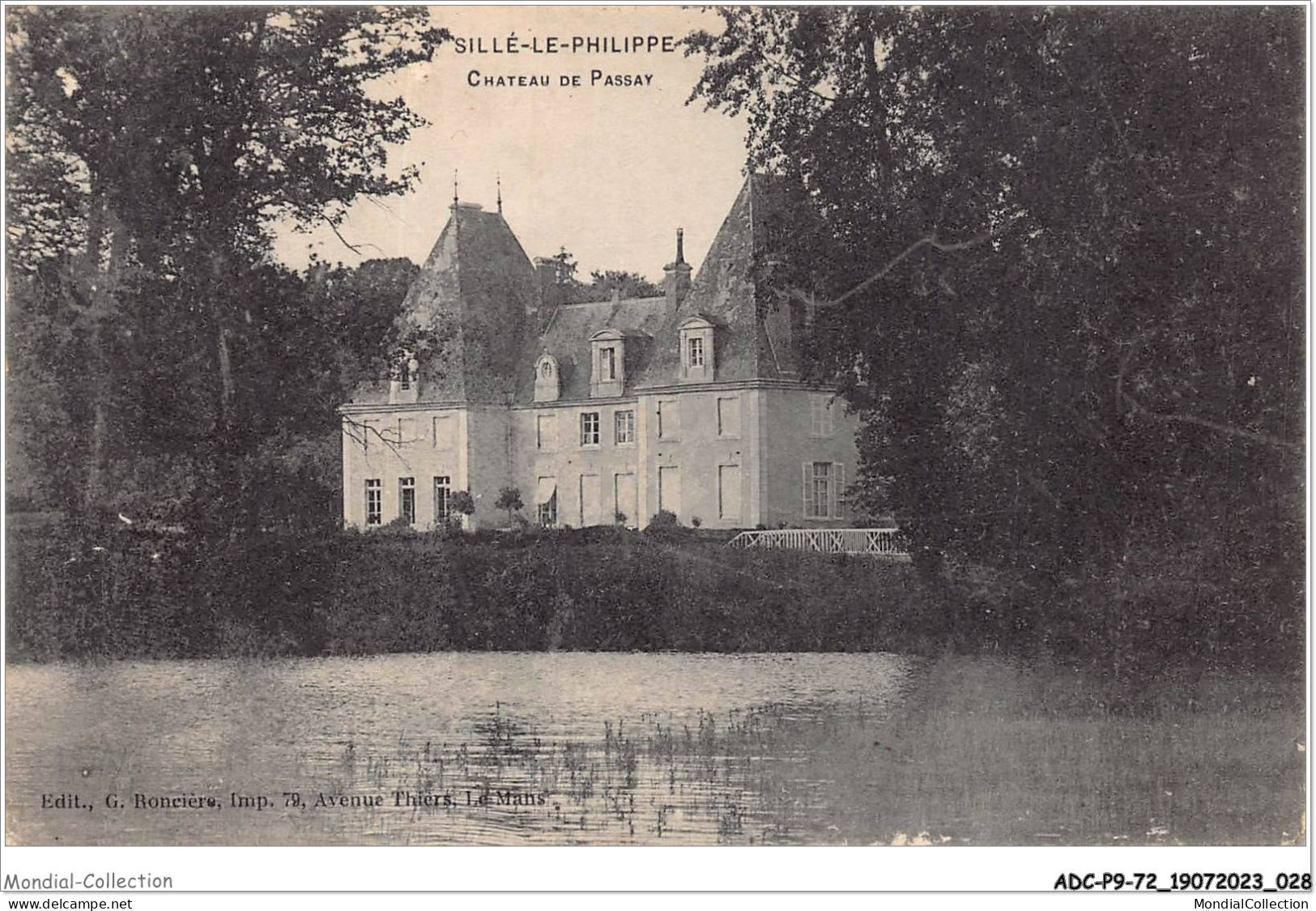 ADCP9-72-0824 - SILLE-LE-PHILIPPE - Château De Passay - Sille Le Guillaume