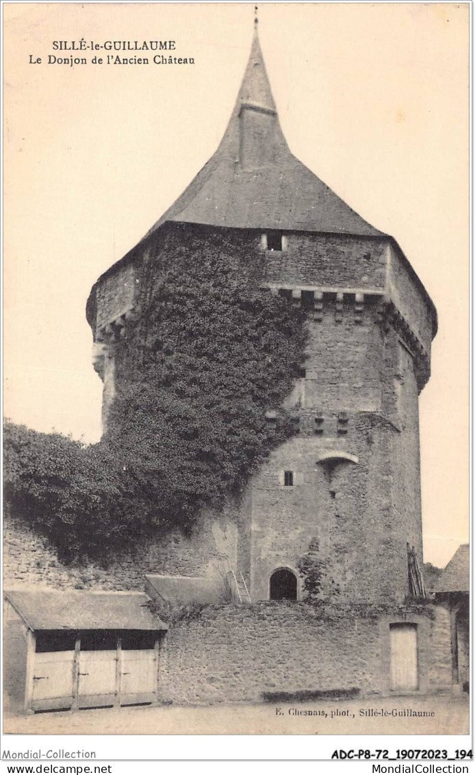 ADCP8-72-0802 - SILLE-LE-GUILLAUME - Le Donjon De L'ancien Château  - Sille Le Guillaume