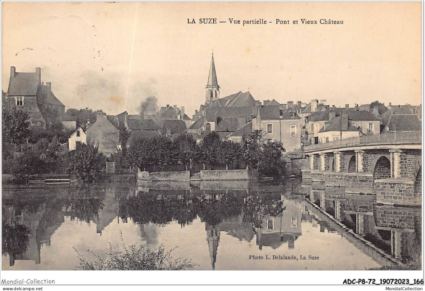 ADCP8-72-0788 - LA SUZE - Vue Partielle - Pont Et Vieux Château  - La Suze Sur Sarthe