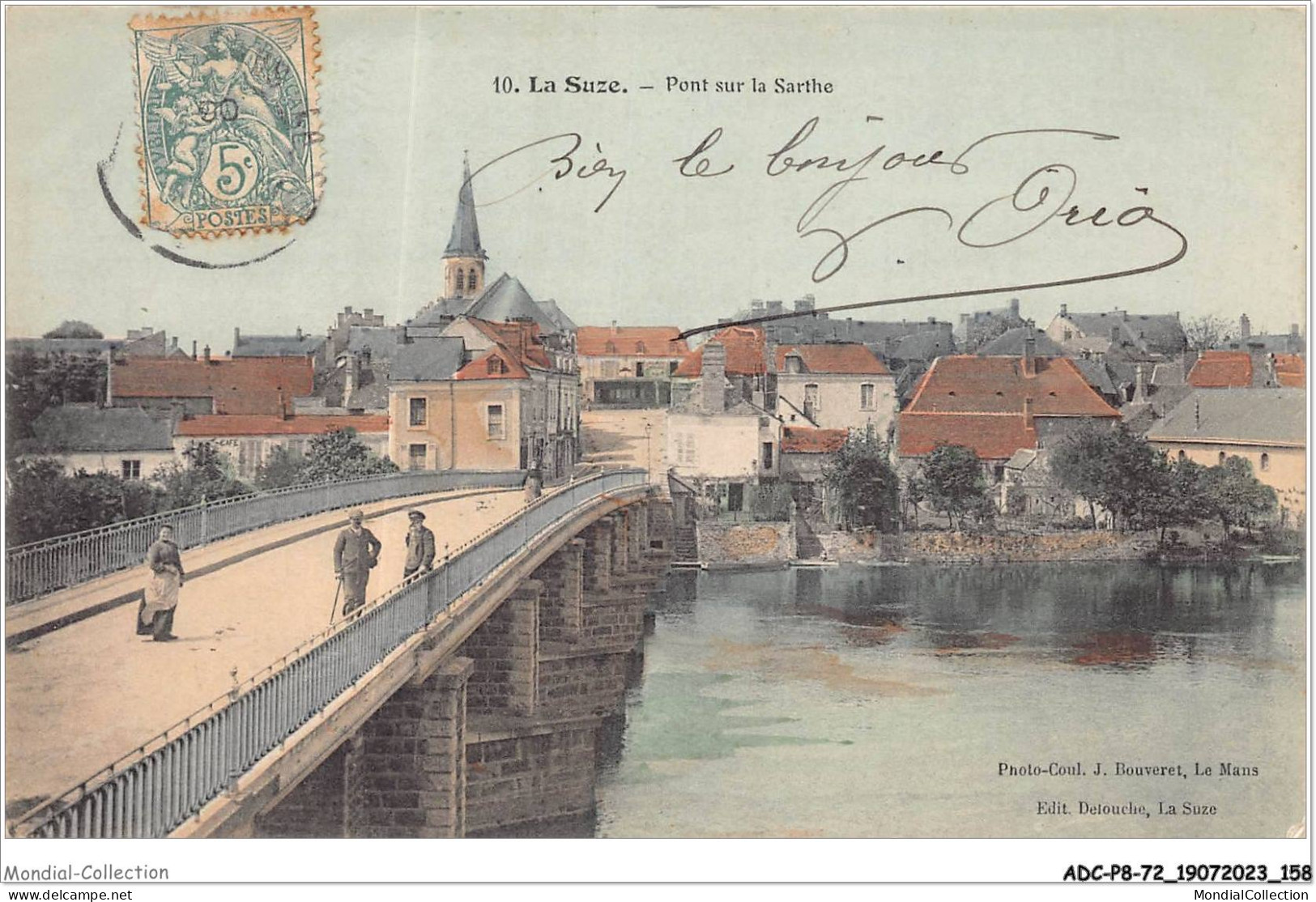 ADCP8-72-0784 - LA SUZE - Pont Sur La Sarthe  - La Suze Sur Sarthe