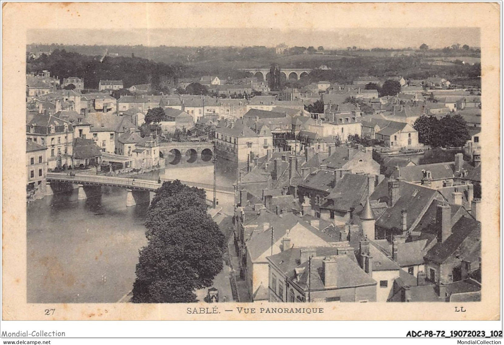 ADCP8-72-0756 - SABLE - Vue Panoramique  - Sable Sur Sarthe
