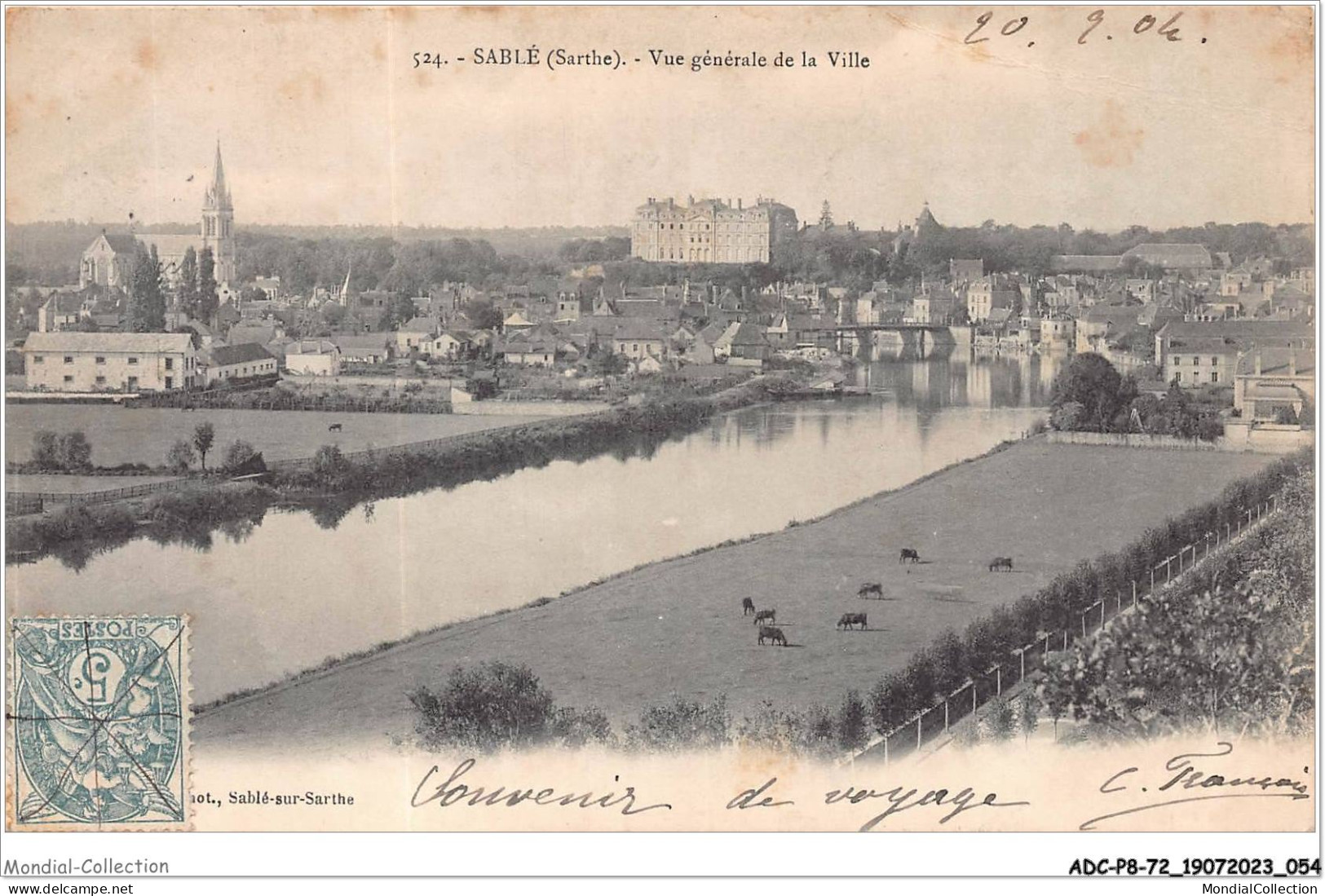 ADCP8-72-0732 - SABLE - Vue Générale De La Ville  - Sable Sur Sarthe