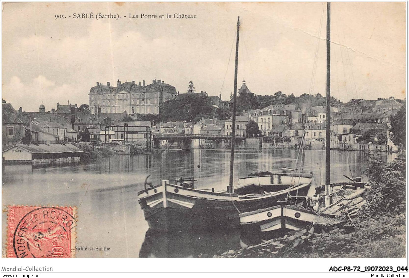 ADCP8-72-0727 - SABLE - Les Ponts Et Le Château  - Sable Sur Sarthe