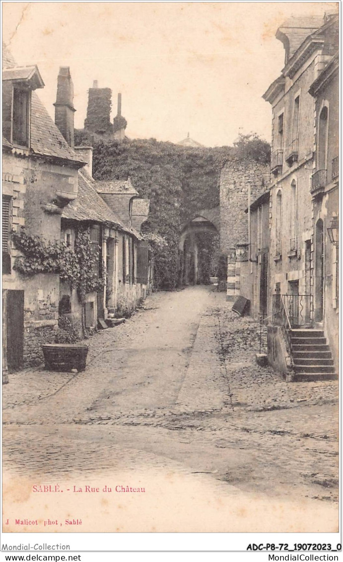 ADCP8-72-0705 - SABLE - La Rue Du Château  - Sable Sur Sarthe