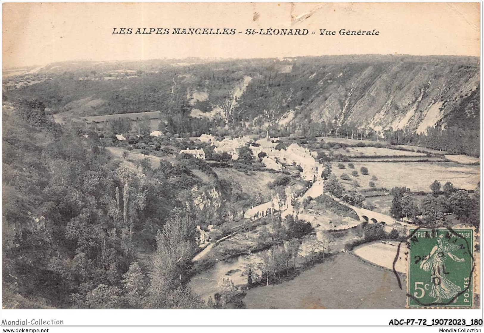 ADCP7-72-0682 - Les Alpes Mancelles - ST-LEONARD - Vue Générale  - Saint Leonard Des Bois