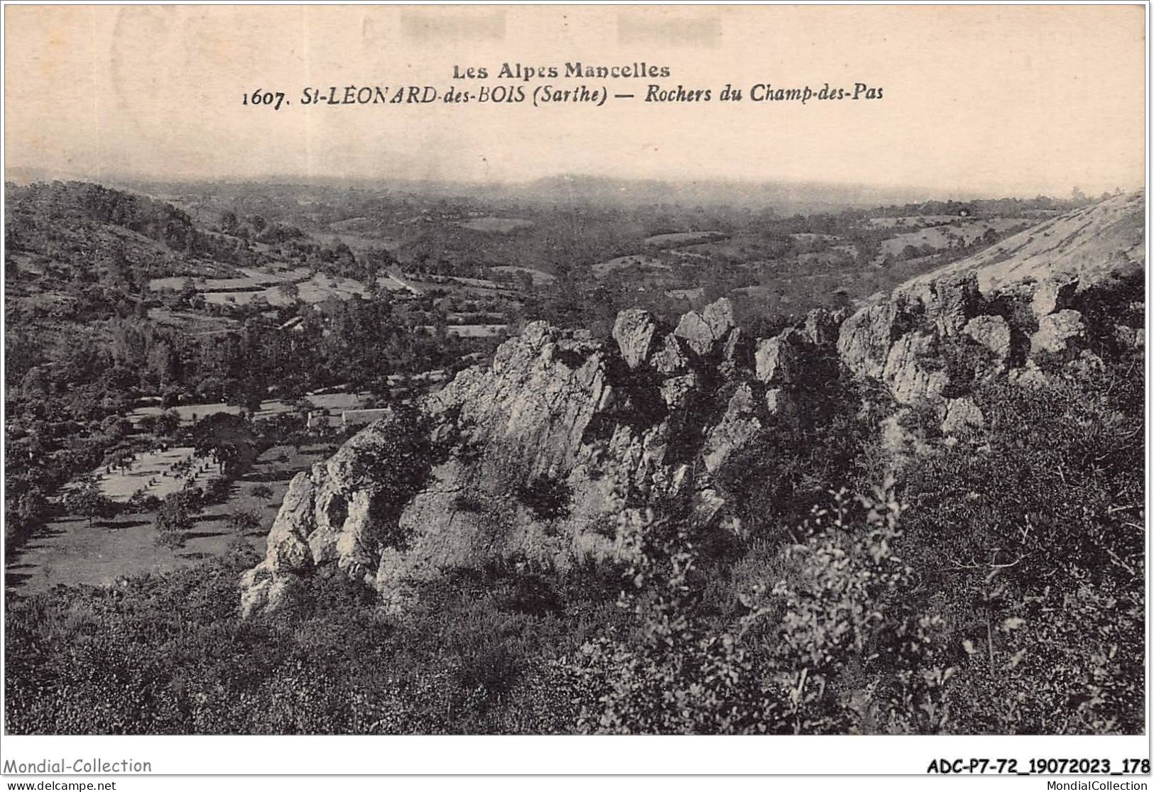 ADCP7-72-0681 - Les Alpes Mancelles - ST-LEONARD-DES-BOIS - Rochers Du Champs-des-pas  - Saint Leonard Des Bois