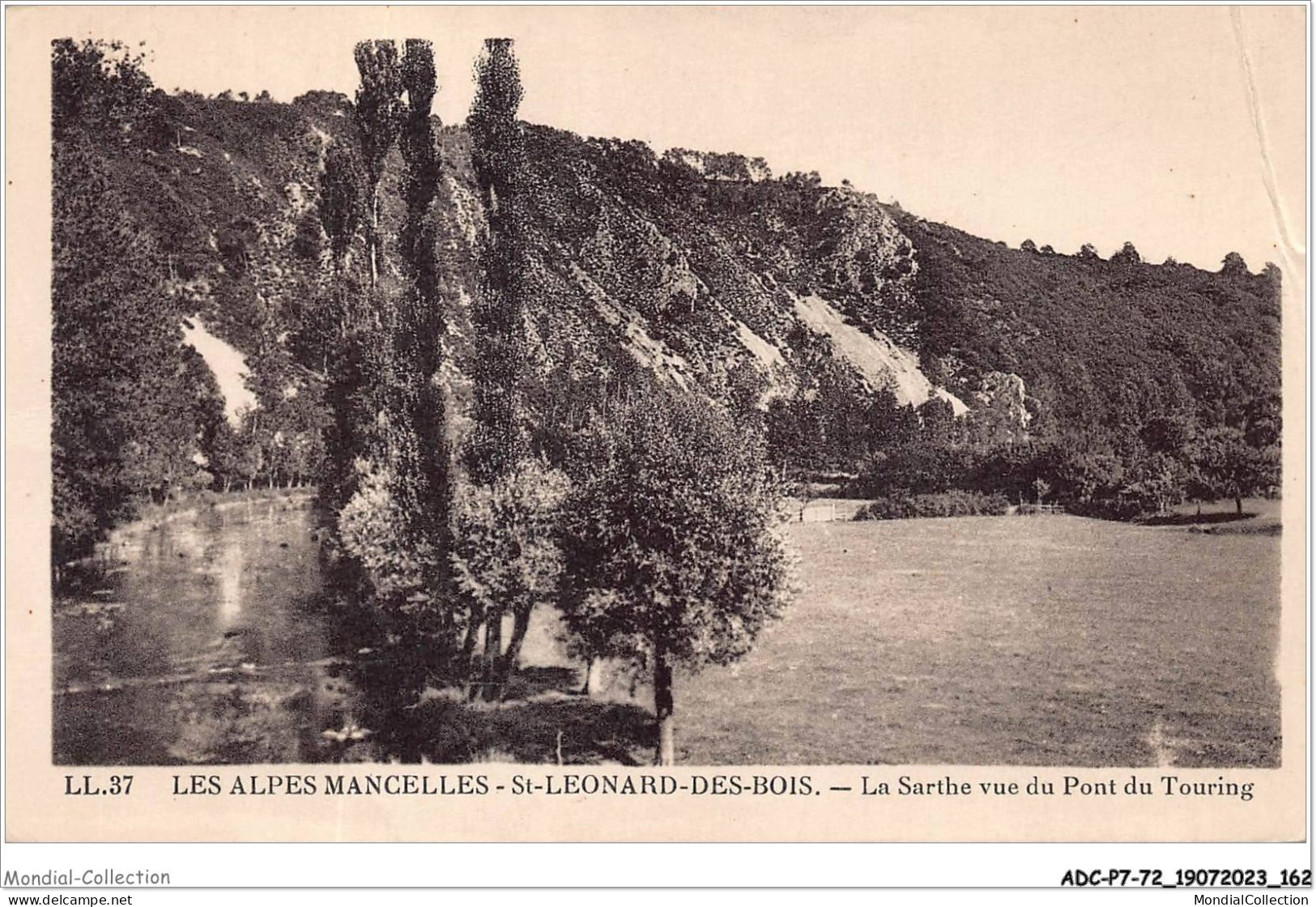 ADCP7-72-0673 - Les Alpes Mancelles - SAINT-LEONARD-DES-BOIS - La Sarthe Vue Du Pont Du Touring - Saint Leonard Des Bois