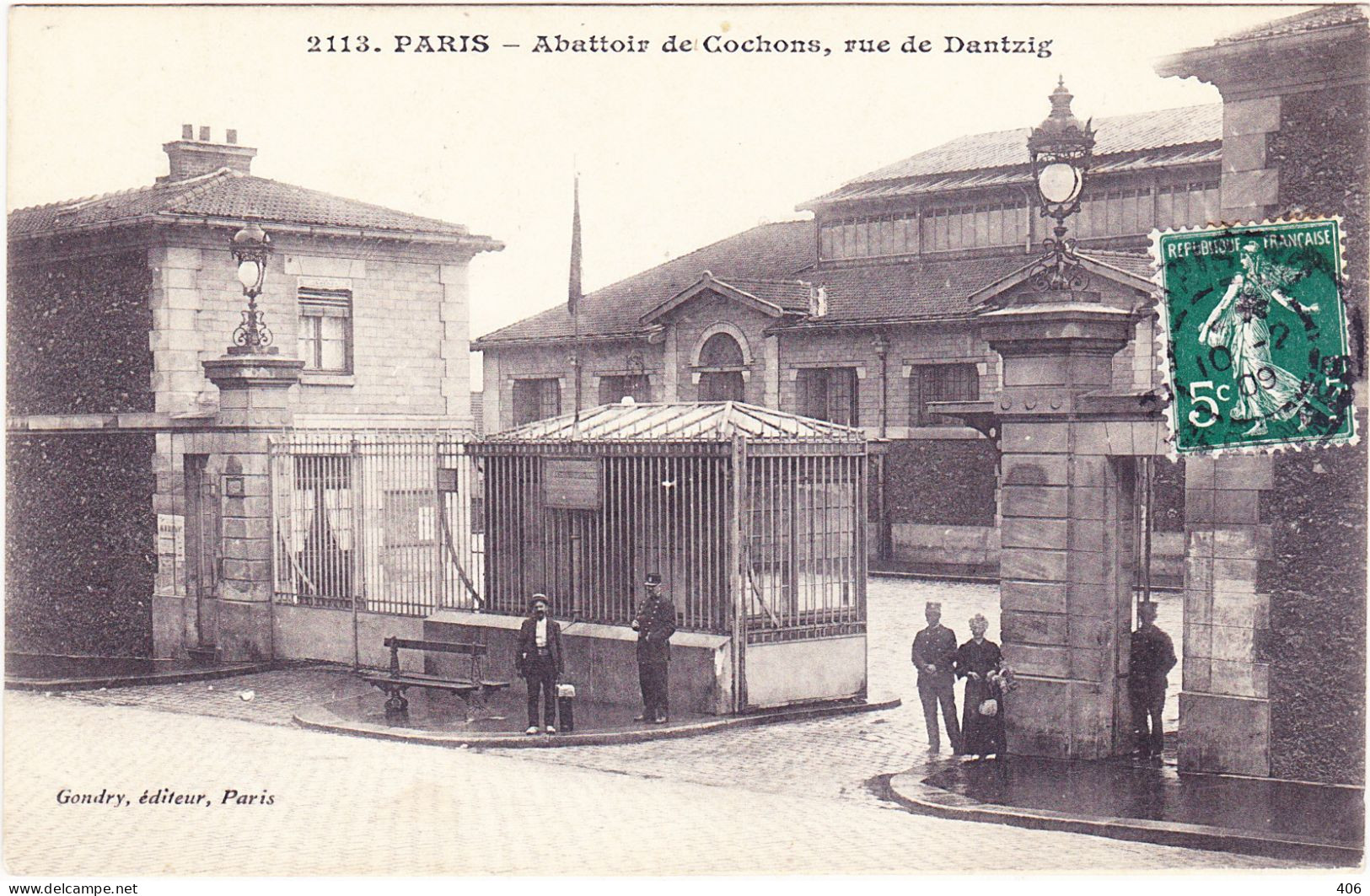 Paris - Abattoir De Cochons , Rue De Dantzig - Andere Monumenten, Gebouwen