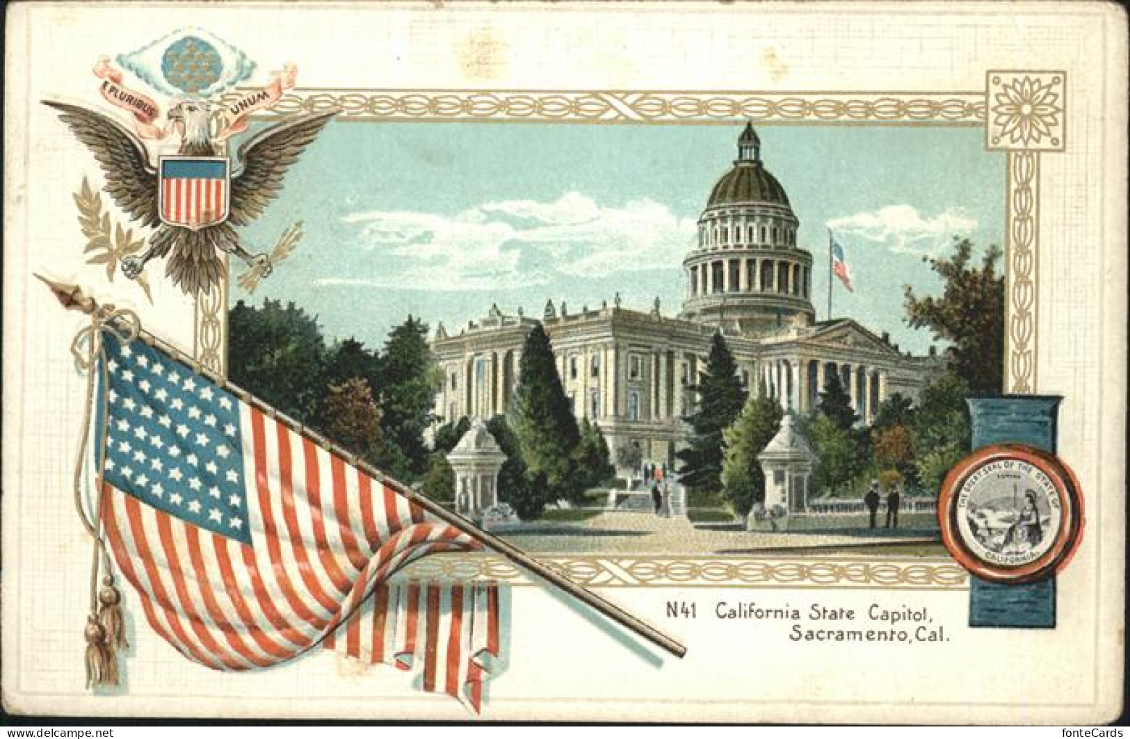 41326815 Sacramento_California California State Capitol - Sonstige & Ohne Zuordnung