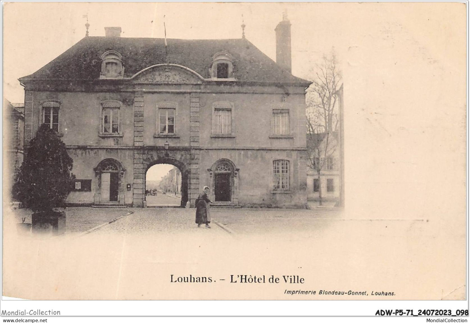 ADWP5-71-0437 - LOUHANS - L'hôtel De Vile  - Louhans