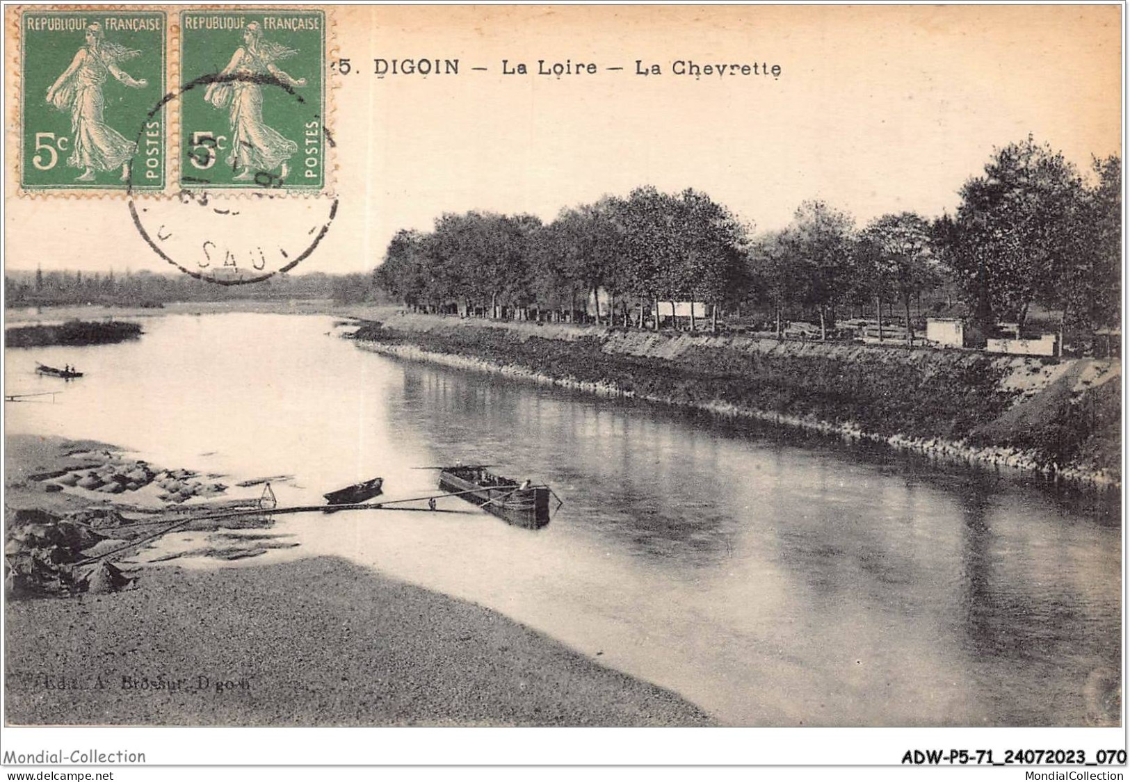 ADWP5-71-0423 - DIGOIN - La Loire - La Chevrette  - Digoin
