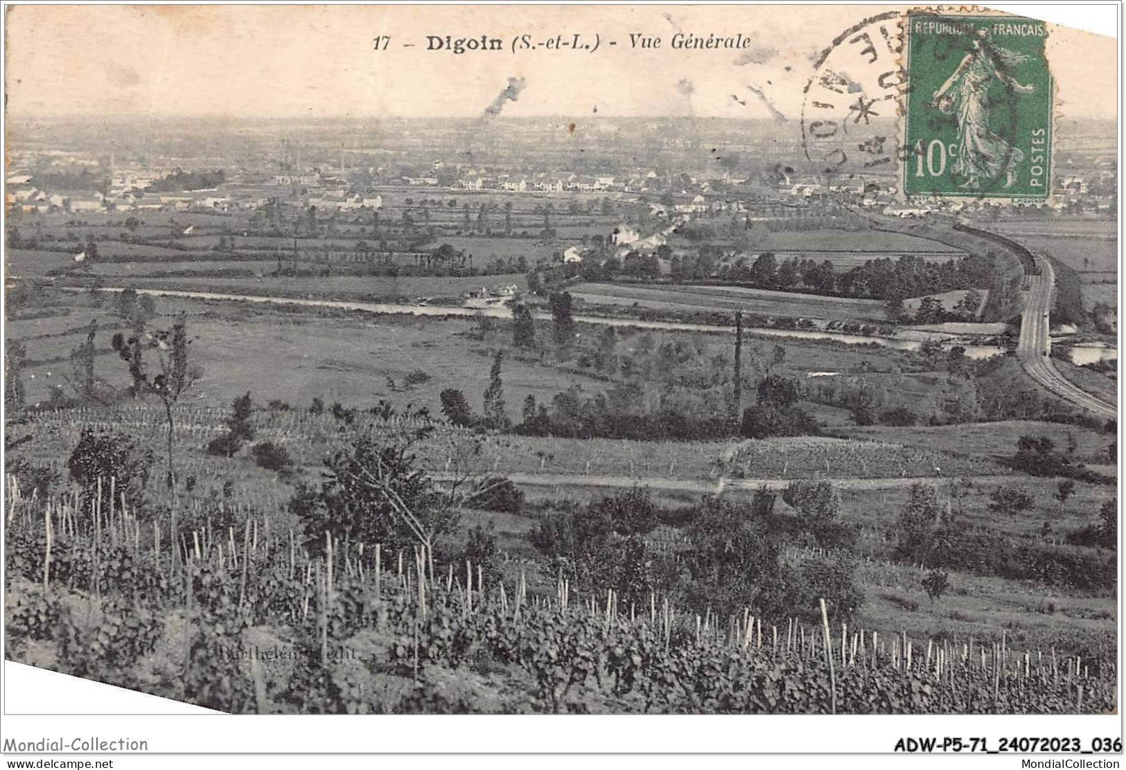 ADWP5-71-0406 - DIGOIN - Vue Générale  - Digoin