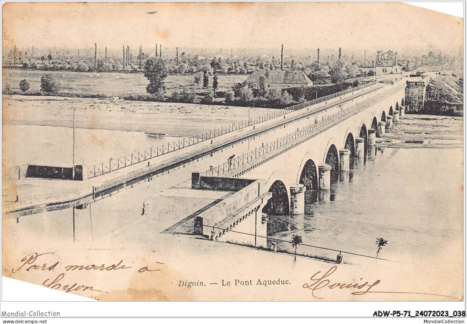 ADWP5-71-0407 - DIGOIN - Le Pont Aqueduc  - Digoin