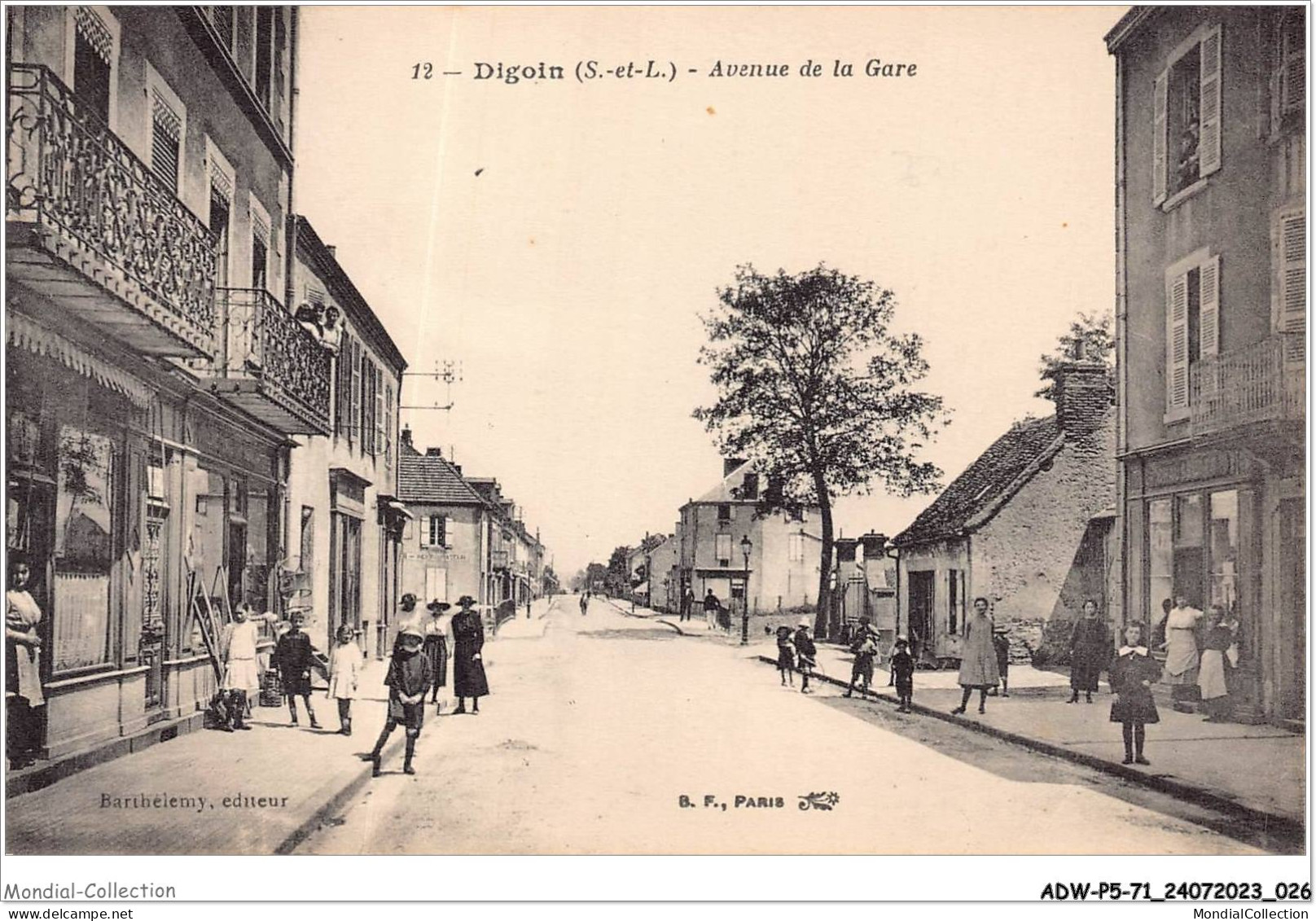 ADWP5-71-0401 - DIGOIN - Avenue De La Gare - Digoin