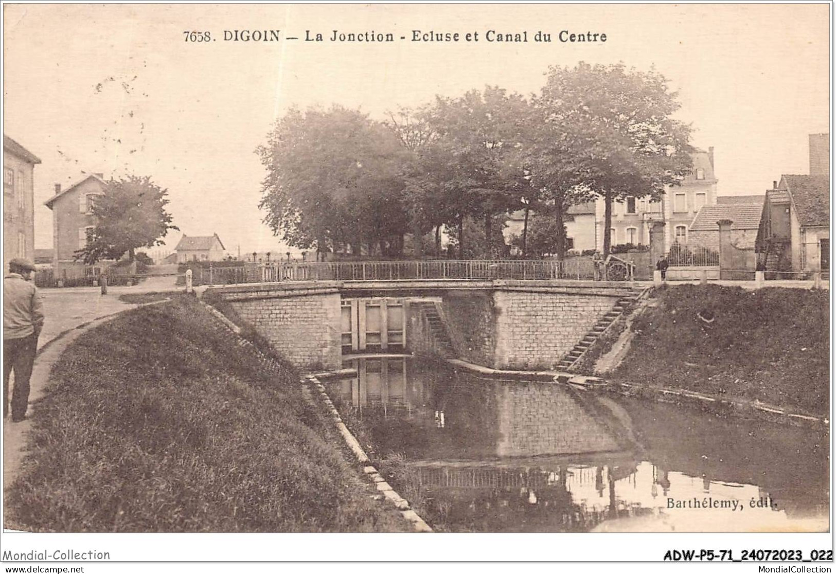 ADWP5-71-0399 - DIGOIN - La Jonction - Ecluse Et Canal Du Centre   - Digoin