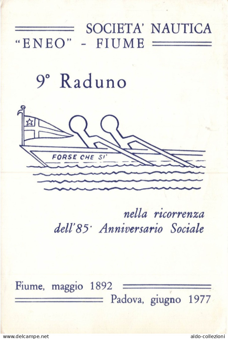 Padova Fiume Società Nautica Eneo FG V598 - Padova (Padua)