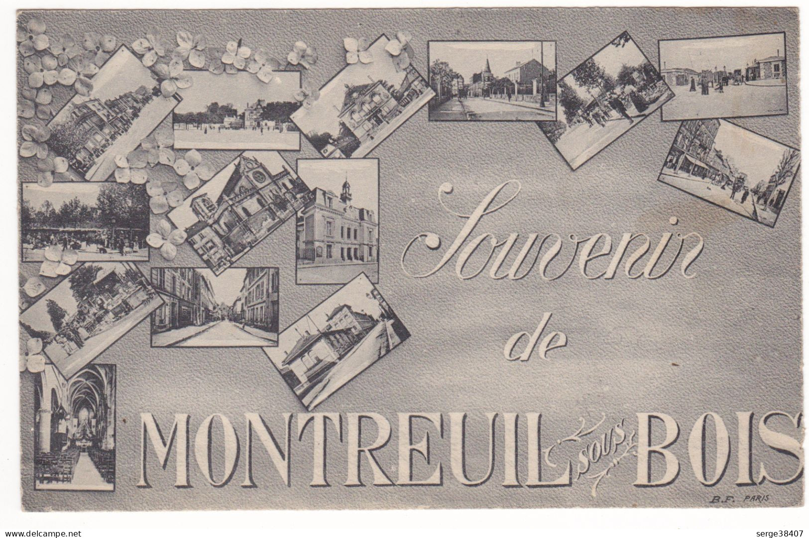 Souvenir De Montreuil Sous Bois # 4-12/27 - Montreuil