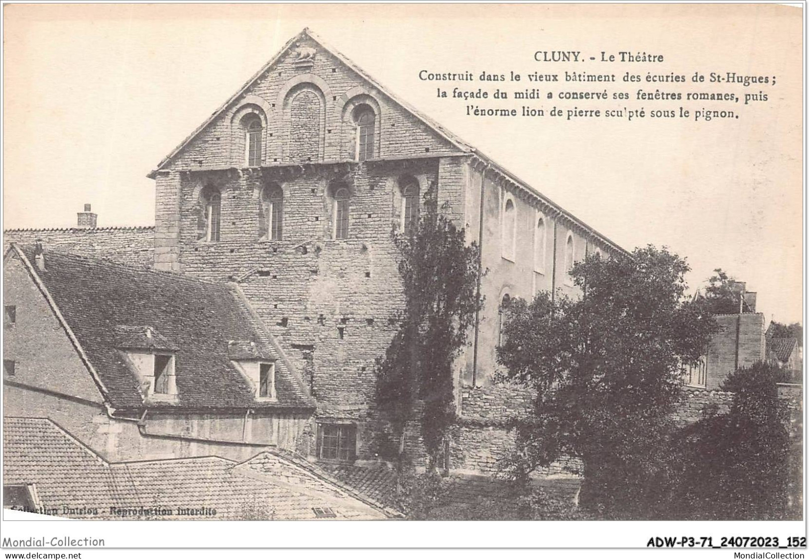 ADWP3-71-0265 - CLUNY - Le Théàtre  - Cluny