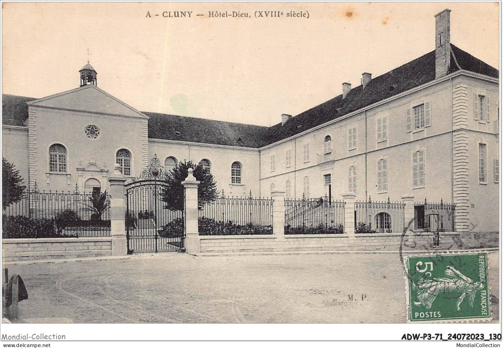 ADWP3-71-0254 - CLUNY - Hôtel-Dieu  - Cluny