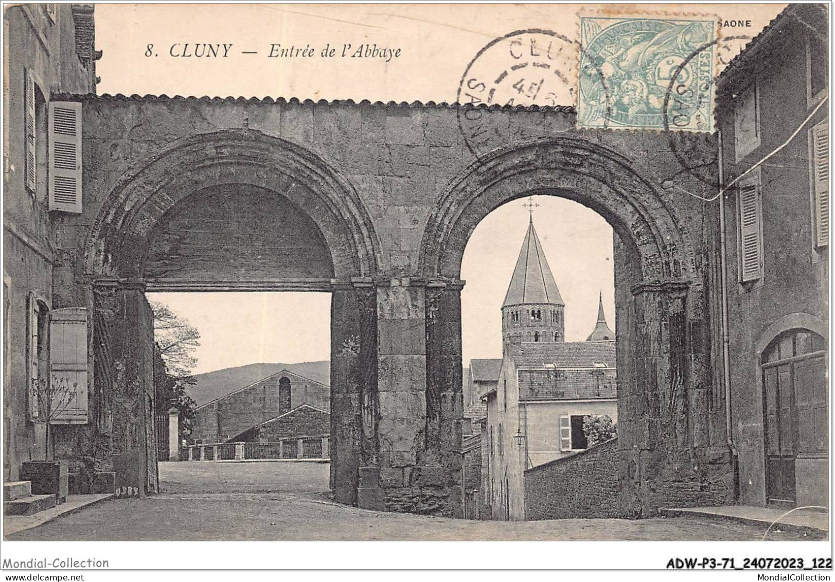 ADWP3-71-0250 - CLUNY - Entrée De L'abbaye  - Cluny