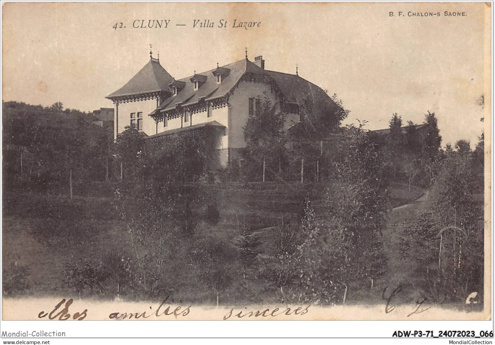 ADWP3-71-0222 - CLUNY - Villa Saint-lazare  - Cluny