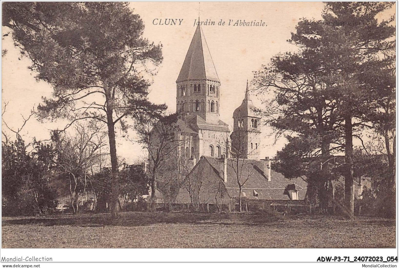 ADWP3-71-0216 - CLUNY - Jardin De L'abbatiale  - Cluny