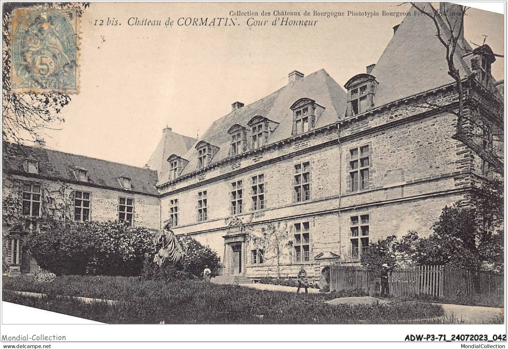 ADWP3-71-0210 - Château De CORMATIN - Cour D'honneur  - Chalon Sur Saone