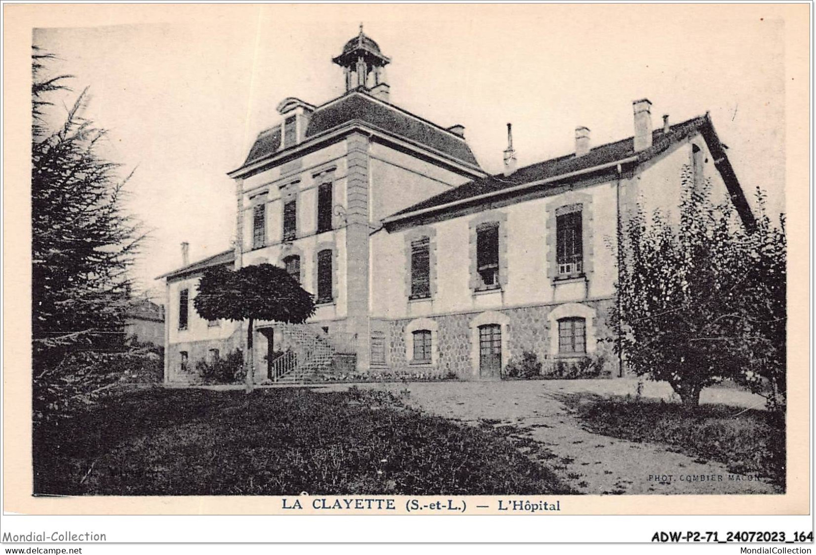 ADWP2-71-0177 - La CLAYETTE - L'hôpital  - Charolles