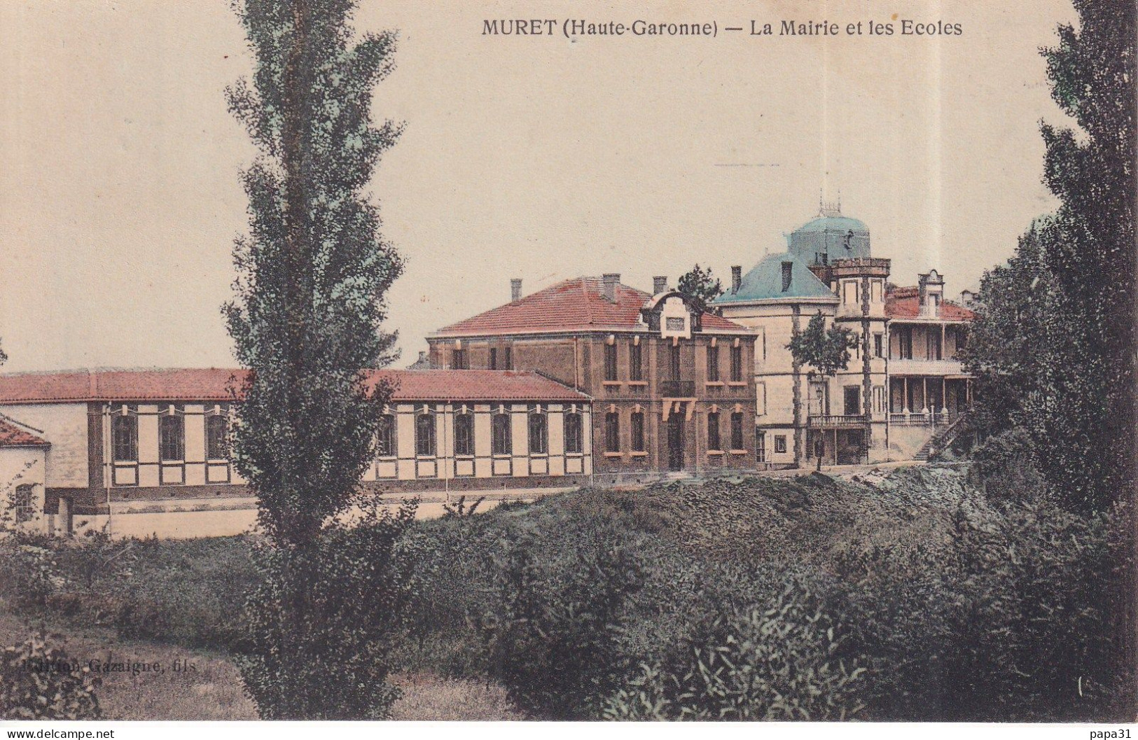 MURET - La Mairie Et Les Ecoles - Muret