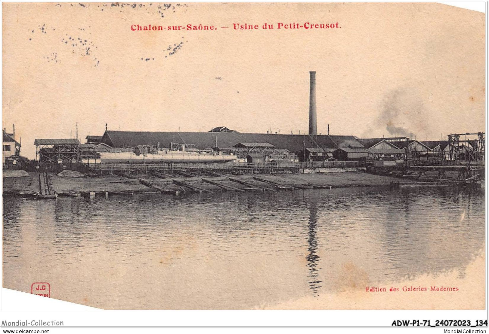 ADWP1-71-0068 - CHALON-SUR-SAONE - Usine Du Petit-creusot  - Chalon Sur Saone