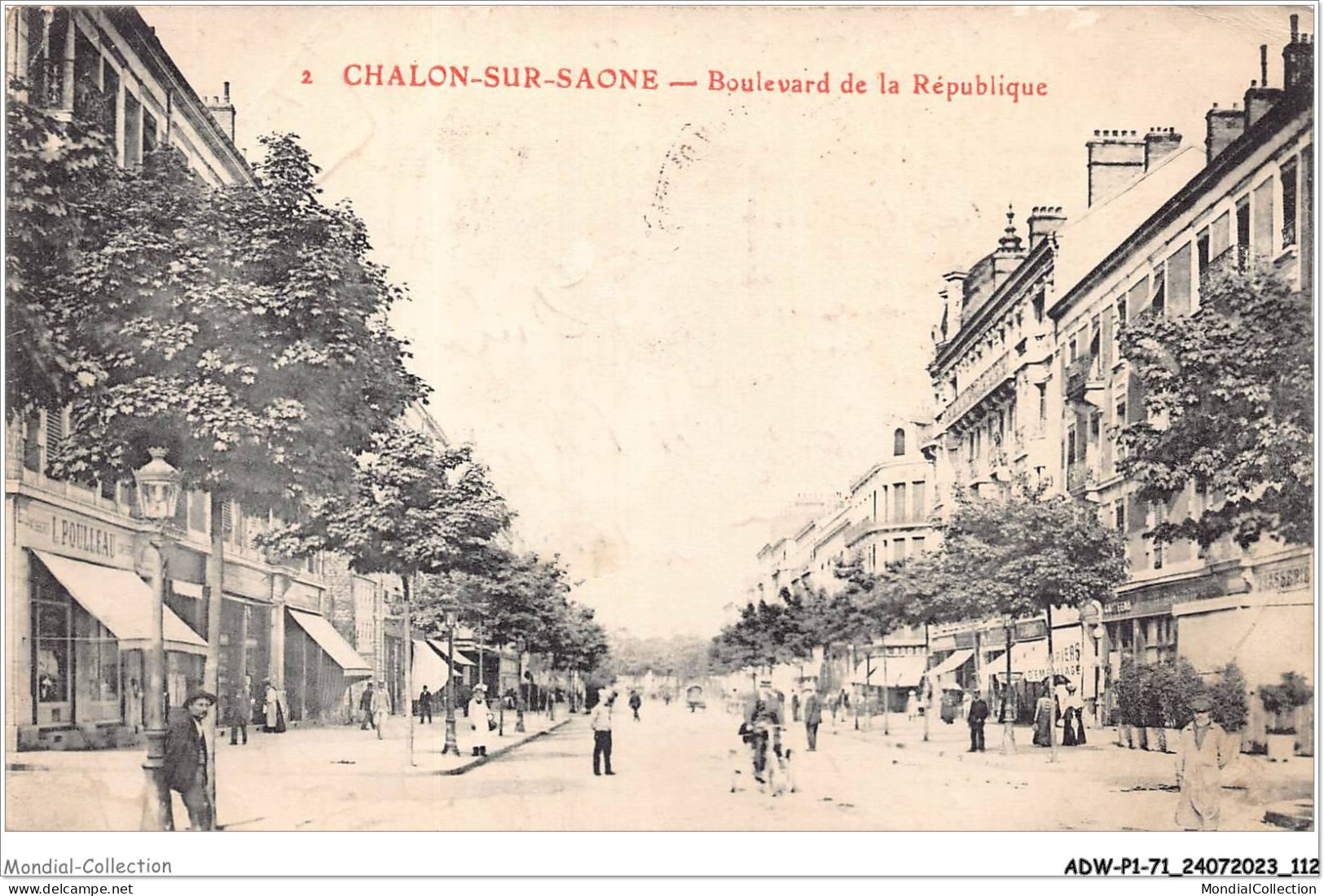 ADWP1-71-0057 - CHALON-SUR-SAONE - Boulevard De La République  - Chalon Sur Saone