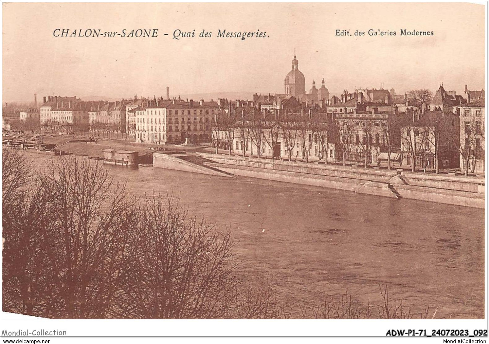 ADWP1-71-0047 - CHALON-SUR-SAONE - Quai Des Messageries  - Chalon Sur Saone