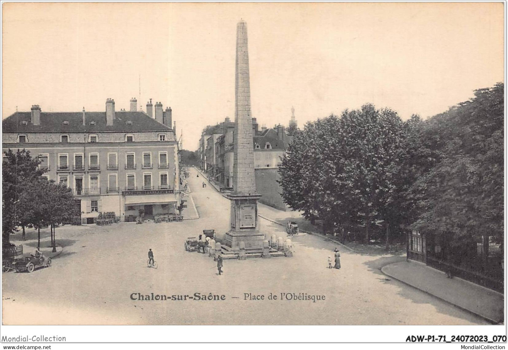 ADWP1-71-0036 - CHALON-SUR-SAONE - Place De L'obélisque  - Chalon Sur Saone