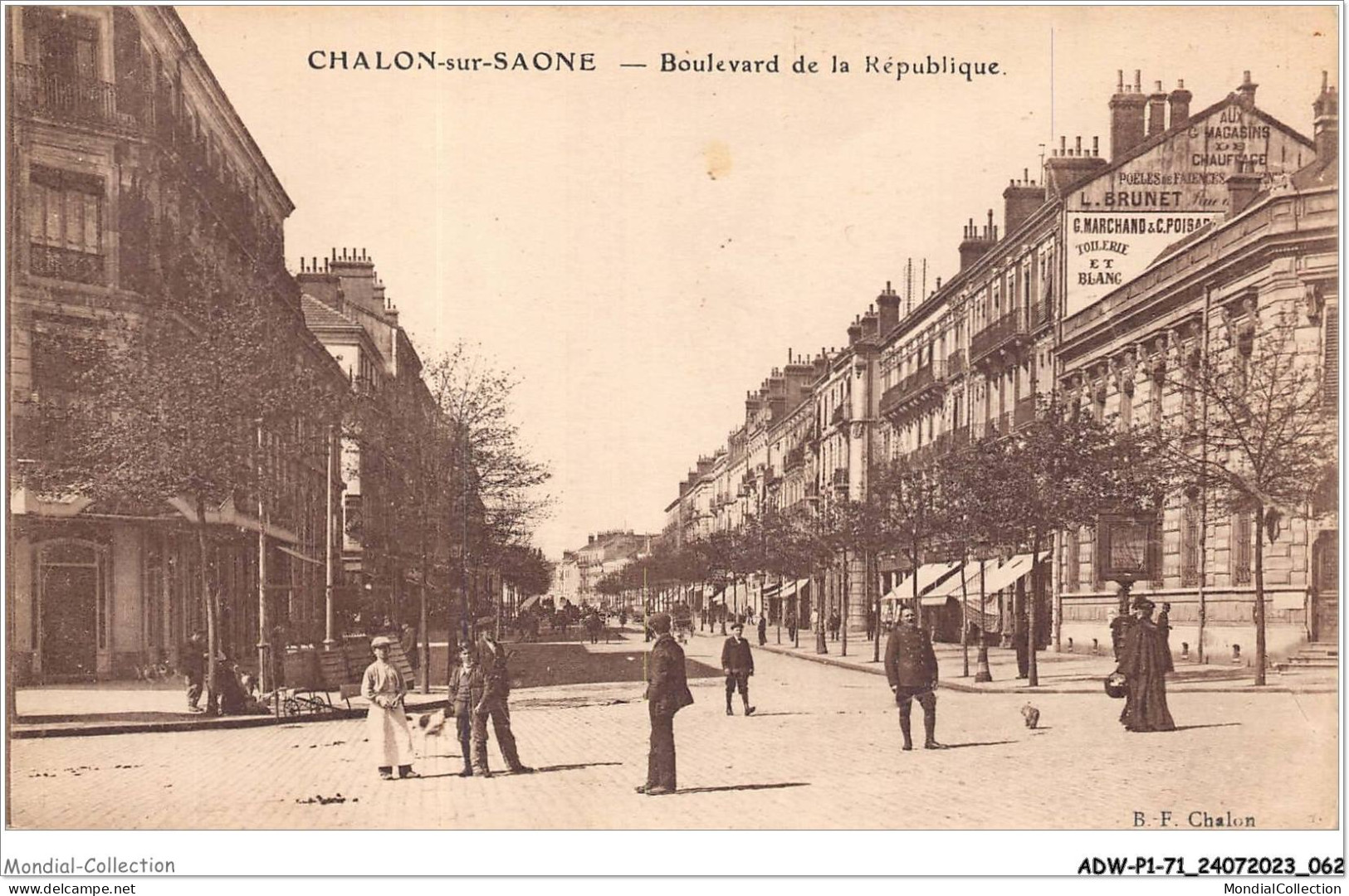 ADWP1-71-0032 - CHALON-SUR-SAONE - Boulevard De La République  - Chalon Sur Saone