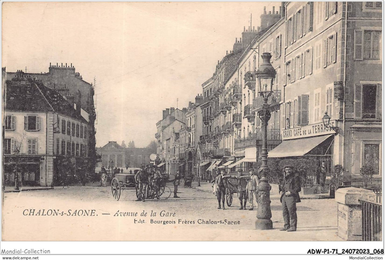 ADWP1-71-0035 - CHALON-S-SAONE - Avenue De La Gare  - Chalon Sur Saone