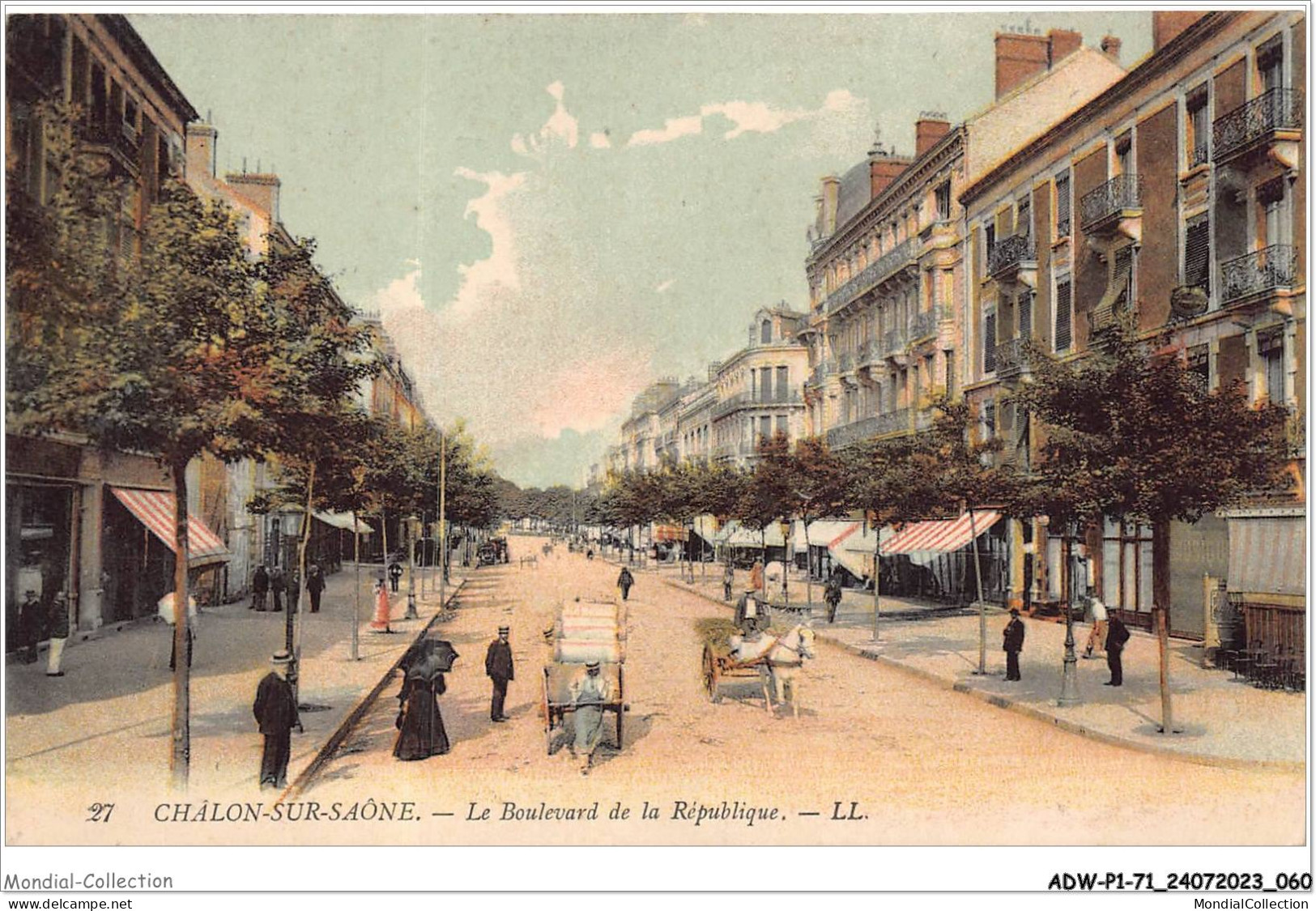 ADWP1-71-0031 - CHALON-SUR-SAONE - Le Boulevard De La République  - Chalon Sur Saone