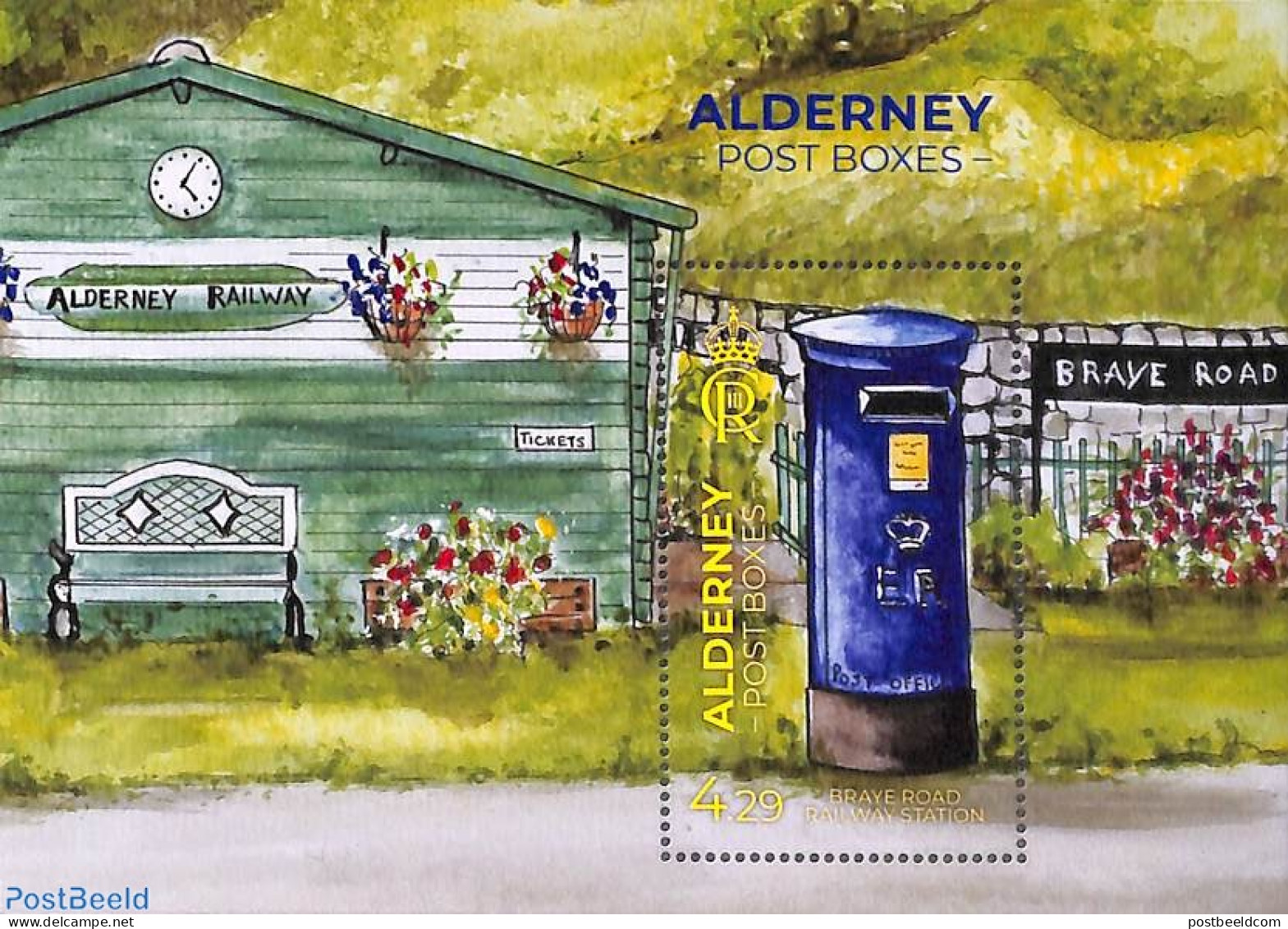 Alderney 2024 Mailboxes S/s, Mint NH, Mail Boxes - Post - Post