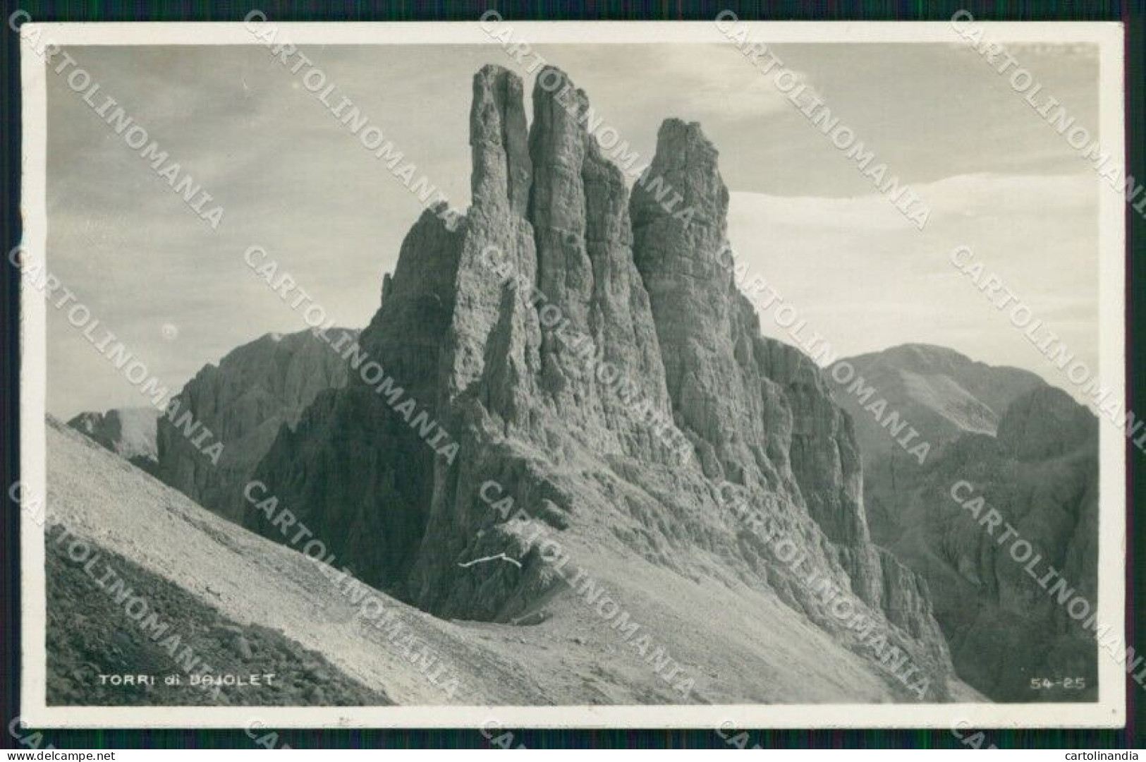 Trento Pozza Di Fassa Torri Di Vajolet Foto Cartolina MX3540 - Trento