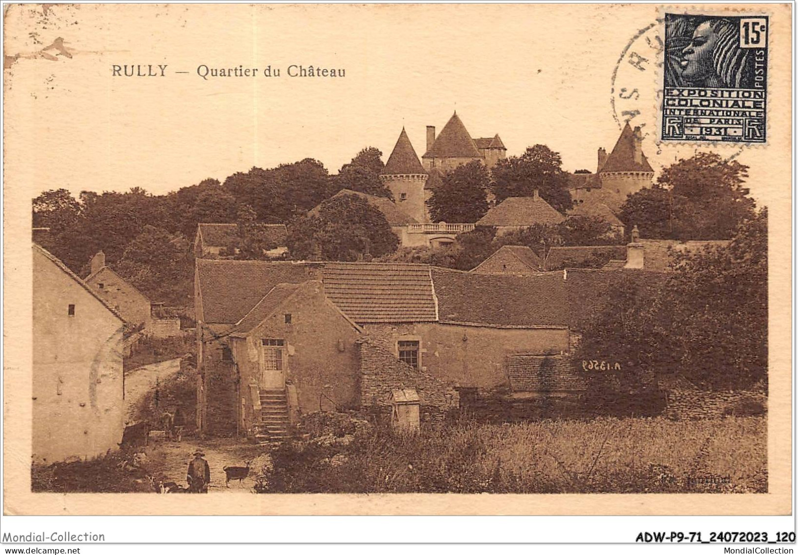 ADWP9-71-0855 - RULLY - Quartier Du Château  - Chalon Sur Saone