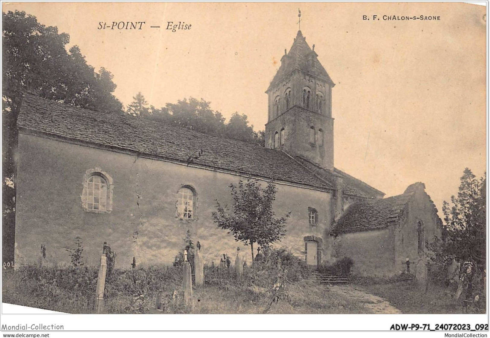 ADWP9-71-0841 - SAINT-POINT - Eglise  - Chalon Sur Saone