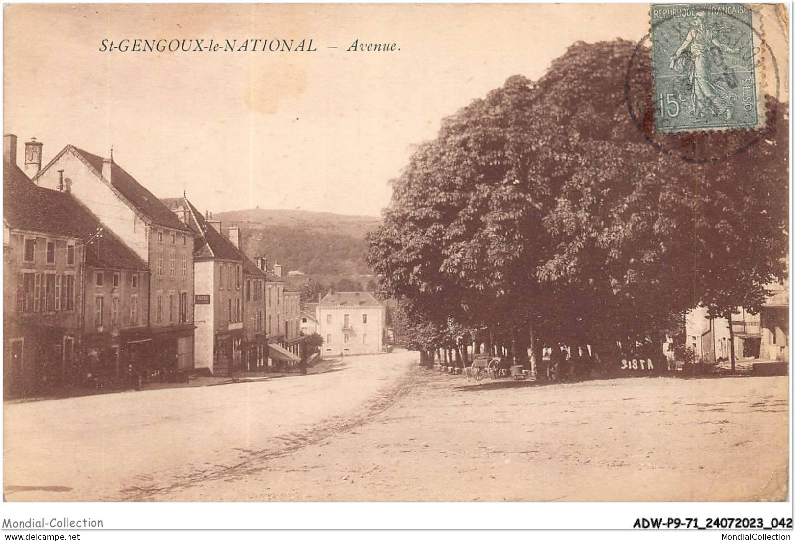 ADWP9-71-0816 - SAINT-GENGOUX-LE-NATIONAL - Avenue - Chalon Sur Saone