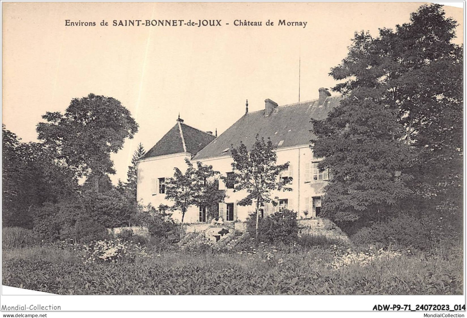 ADWP9-71-0802 - Environs De SAINT-BONNET-DE-JOUX - Château De Mornay  - Charolles