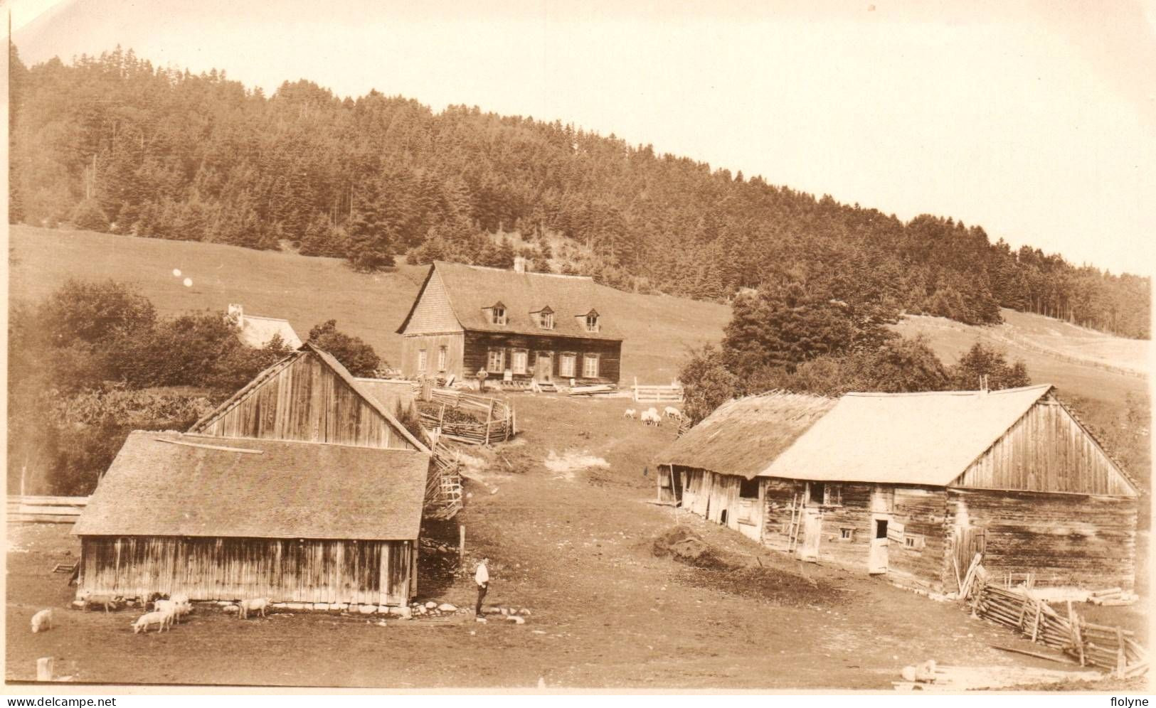 Baie Saint Paul - Photo Ancienne - Ferme , Chez Un Cultivateur Du Village - Canada - 8,5x14 Cm - Andere & Zonder Classificatie