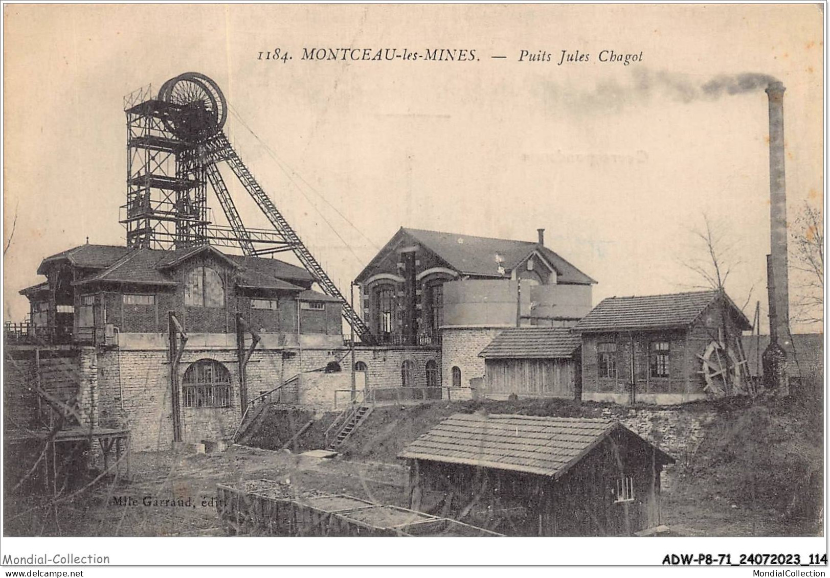 ADWP8-71-0752 - MONTCEAU-LES-MINES - Puits Jules Chagot  - Montceau Les Mines