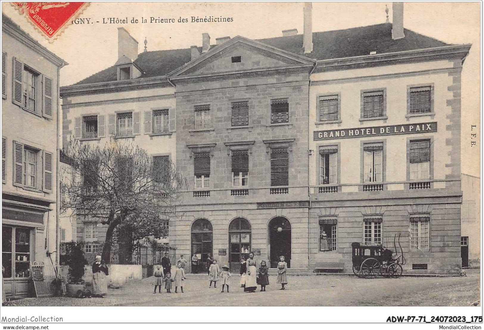 ADWP7-71-0686 - MARCIGNY - L'hôtel De La Prieure Des Bénédictines - Charolles
