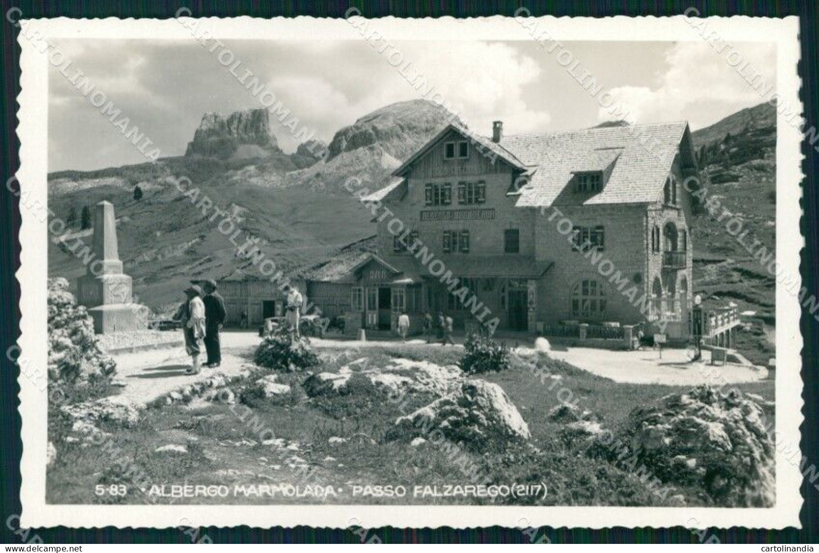 Belluno Cortina D'Ampezzo Passo Di Falzarego Albergo Foto Cartolina MX3568 - Belluno